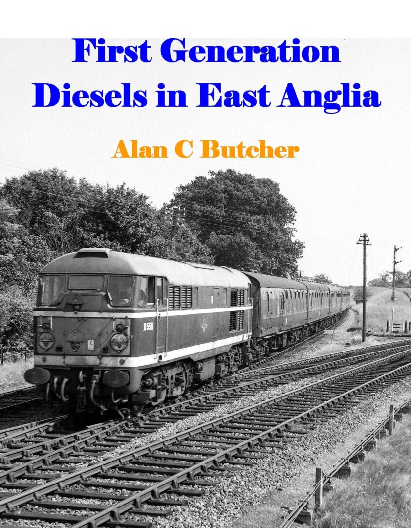 Cover of the photo book "First Generation Diesels in East Anglia"