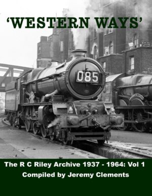A black and white cover of "Western Ways" photo book from the R C Riley archive