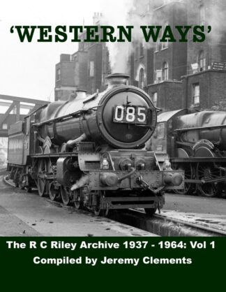 A black and white cover of "Western Ways" photo book from the R C Riley archive